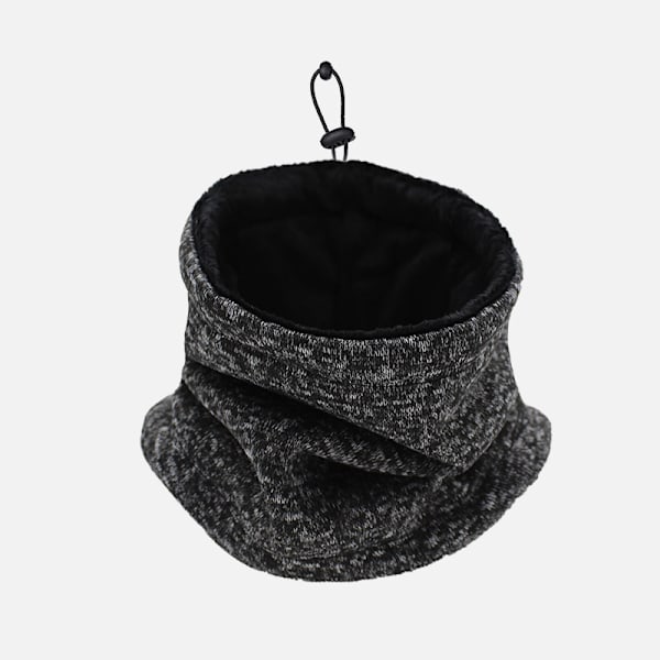Lämmin ja tuulenpitävä fleece-kauluri - Täydellinen pyöräilyyn ja juoksuun Harmaa