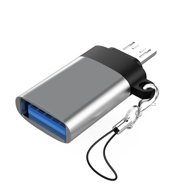 2-pack Android Lanyard Adapter Grå