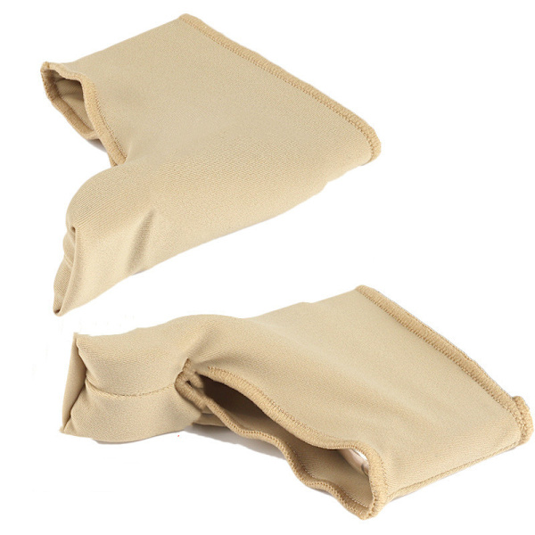 Tåavskiljare för hallux valgus / Tåseparerande stödstrumpor 1 par Beige