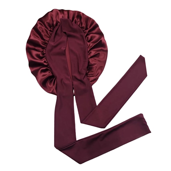 INF 100 % Mulberry Silk -makulakka naisille Tummanpunainen