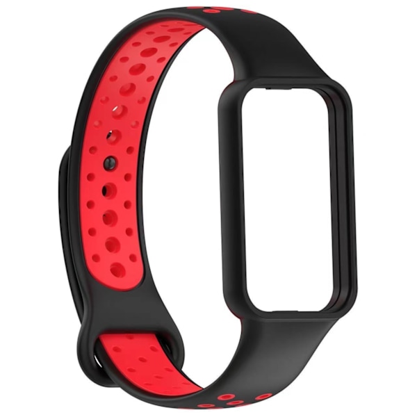 Tyylikäs ranneke Redmi Band 2:lle Musta + punainen
