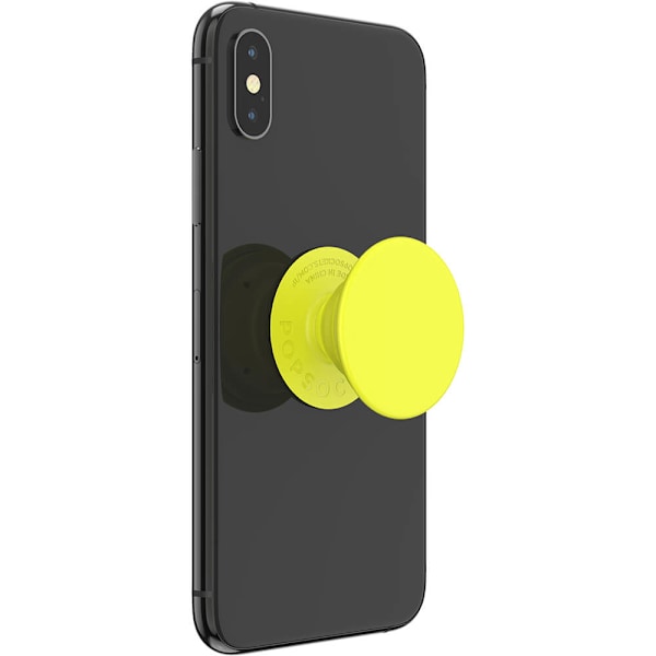 POPSOCKETS Neon Jolt Yellow Avtagbart Grip med Ställfunktion