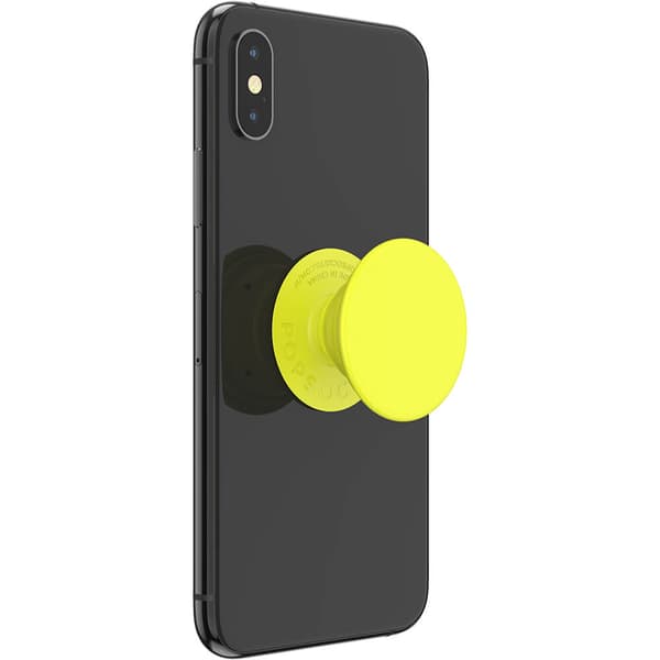 POPSOCKETS Neon Jolt Yellow Irrotettava Kahva Jalustalla