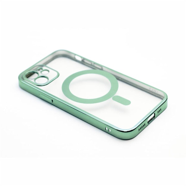 Mobiltaske med MagSafe - Grøn / Gennemsigtig Grøn