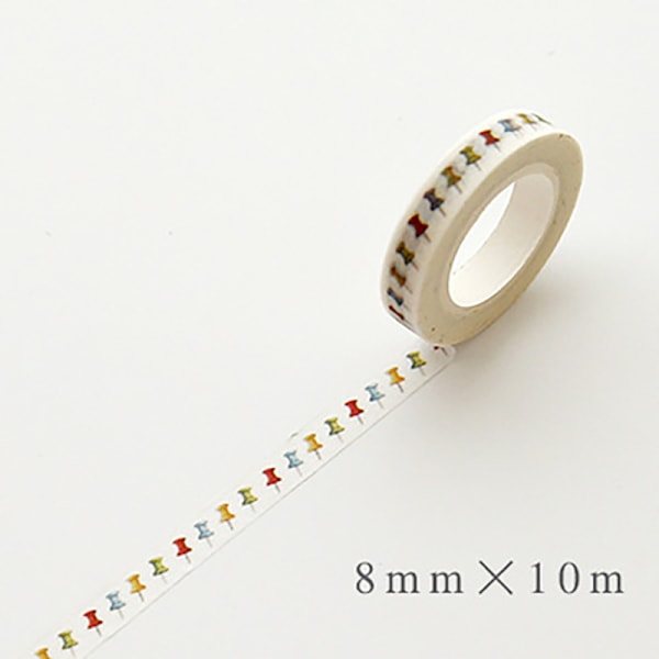 Washi-tejp set - 10 rullar Flerfärgad