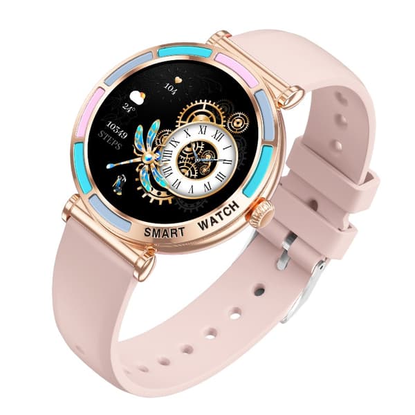 Multifunktionell Smartwatch med Bluetooth-samtal och Hälsoövervakning, kompatibelt med FitCloudPro Gold Gold