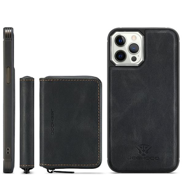 Magneettinen puhelinkotelo korttitelineellä iPhone 15:lle iPhone 15 Pro Max