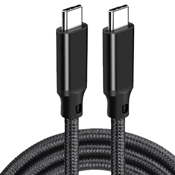 3M USB-C til USB-C hurtigopladningskabel - Sort Sort 3 m