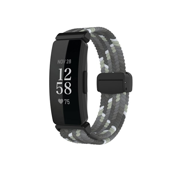 Stilrent vävt magnetband i nylon för Fitbit Inspire 3 Flerfärgad 3