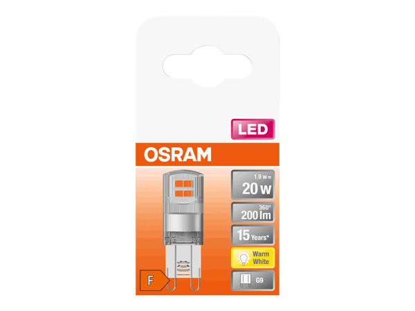 LED PIN 20W/827 klar G9 - C