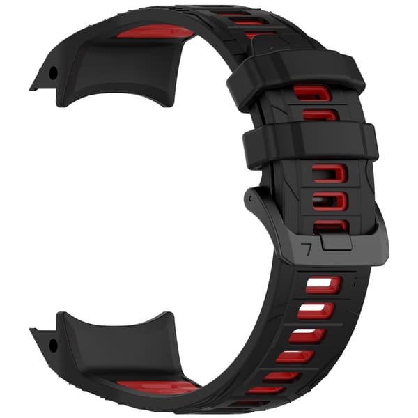 Garmin Instinct 3 Tvåfärgat Silikonarmband Red Model 2 Red