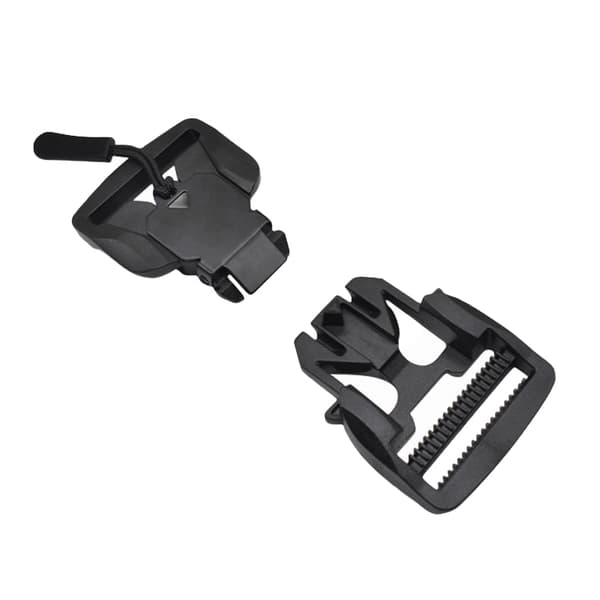 2-pack Magnetiska Spännen Svarta - Snabbfäste för Väskor, Bälten och Taktisk Utrustning Model 8