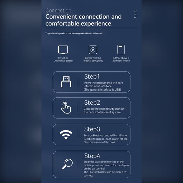 Smart Bil Interconnect Box: Trådlös CarPlay & Android Auto 2-i-1 Adapter för Bilinfotainmentsystem Grey Grey