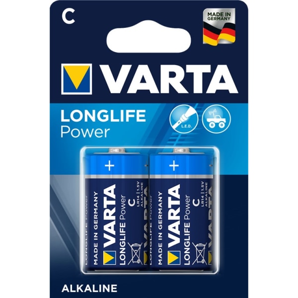 Varta LR14/C (Baby) (4914) batteri, 2 st. blister