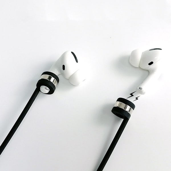 Magnetisk Anti-Förlorad Rem för AirPods Svart