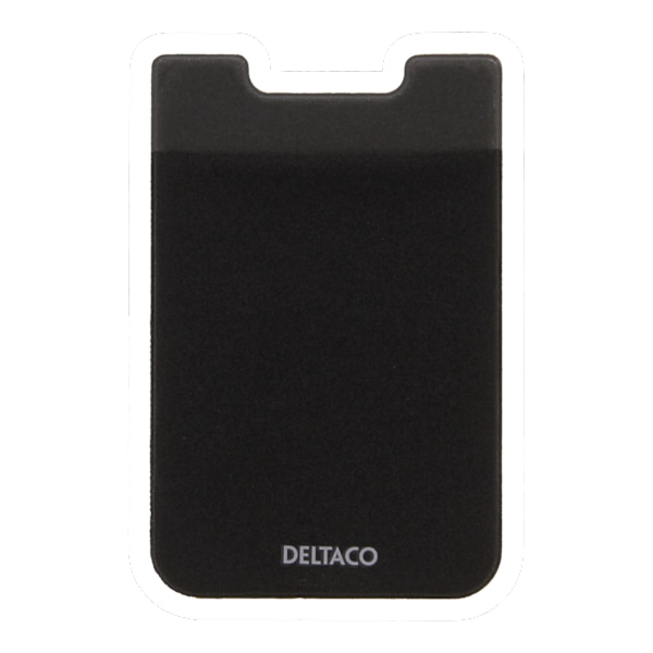 Adhesive credit card holder, 3M adhesive, black