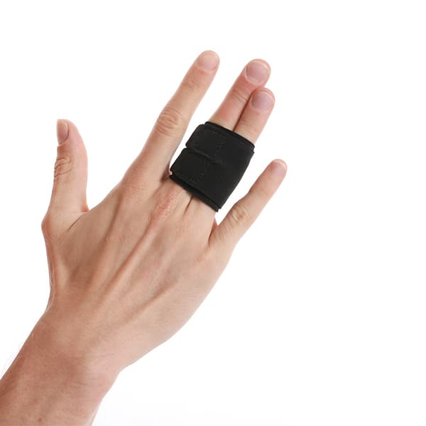 Sports Finger Support Sleeve - musta S S