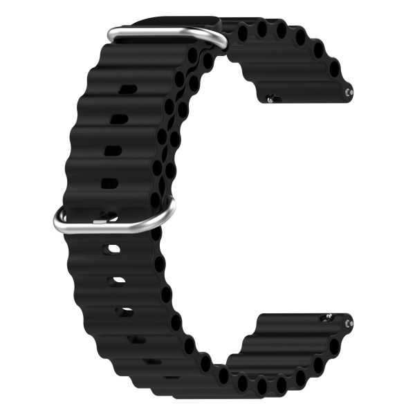 Smart Watch Band Klockarmband Svart 2.2 cm Samsung Galaxy Watch Svart 2.2 cm