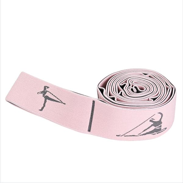 Segmentoitu joogavyö parantaa joustavuutta Pink Pink