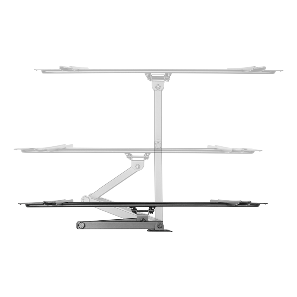 Full motion 3-way wall mount for monitor/tv, 37"-70", tilt