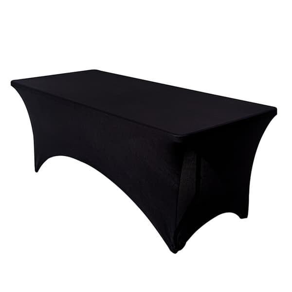 Bordsöverdrag - stretchig bordsduk för fest och evenemang Black S Black S