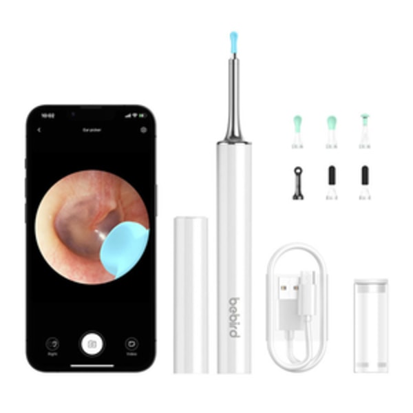 Smart Visual Ear-Clean Rod Bebird T15 hvid