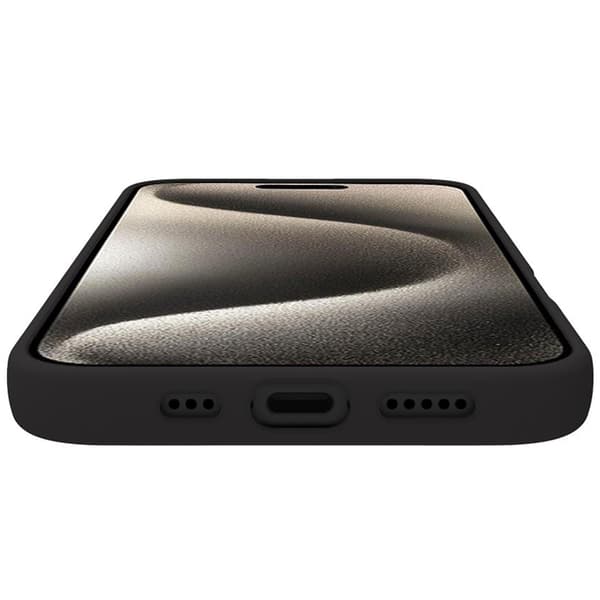 Cromo Soft rubber case iPhone 16 Svart