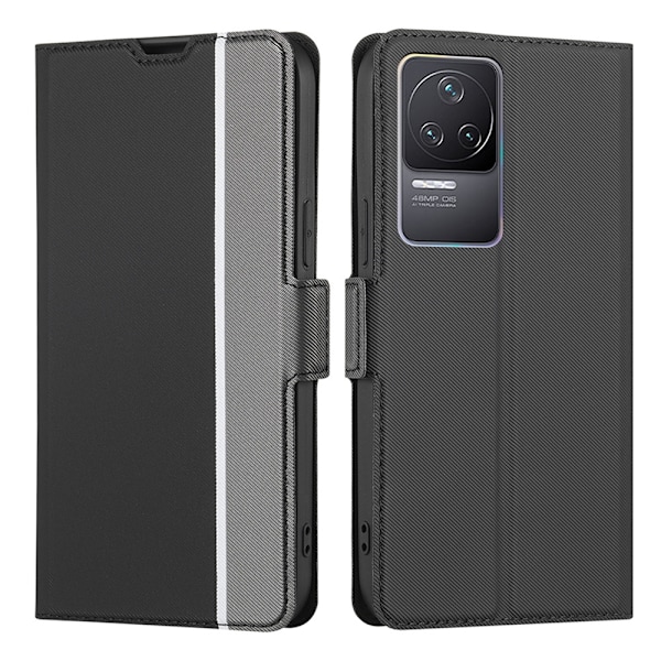 Skyddande PU-läderfodral för Redmi Note 14 Pro/Pro+ (Global) - Svart