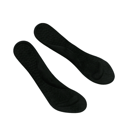Silikone skoindlæg 1 par Black Black