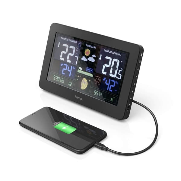 HAMA Väderstation Premium Inkl. USB-laddning