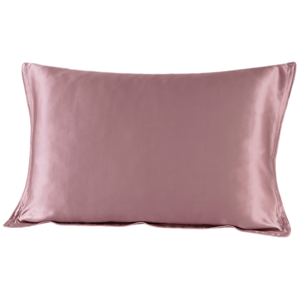 Ylellinen pari silkkityynyliinoja Pink Pink