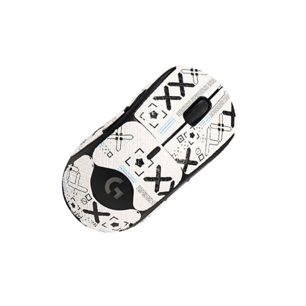 Anti-Slip Mouse Grip Tape til Logitech GPW1 Hvid