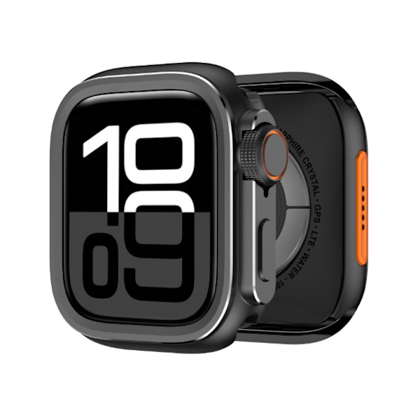 Robust Metal Etui til Apple Watch Series 10 46mm Sort