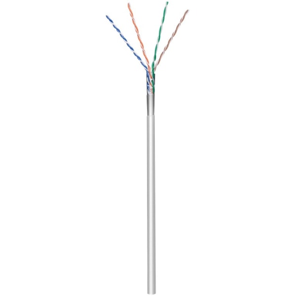 CAT 5e nätverkskabel, F/UTP, grå