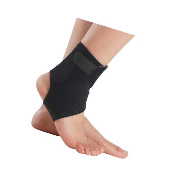 Sport Ankel Support Brace (par) - Kompression och stabilitet för idrottare Black Black
