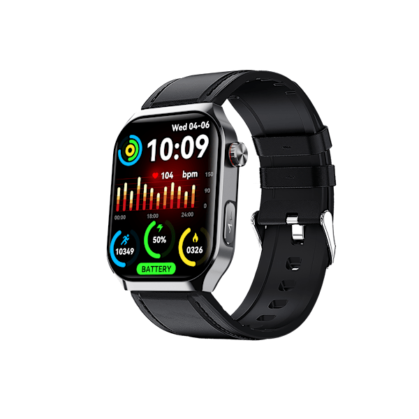 F700 Smartwatch: Avanceret sundhedsovervågning og fitness Sort