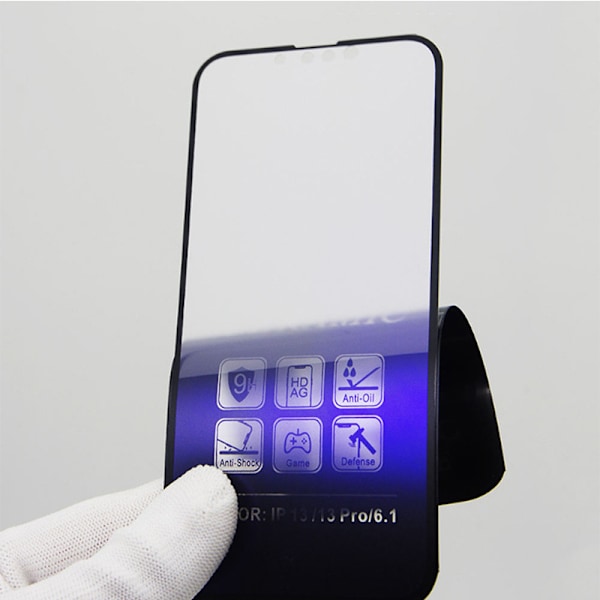 Sinistä valoa suodattava karkaistu lasinen näytönsuoja iPhone 15 Pro -puhelimelle