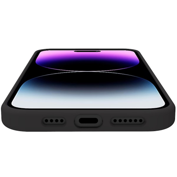 Cromo Soft rubber case iPhone 15 Pro Max Svart
