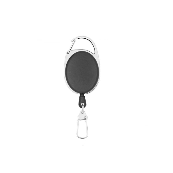 INF Utdragbar nyckelring med jojo-funktion och snöre 72 cm 2-pack