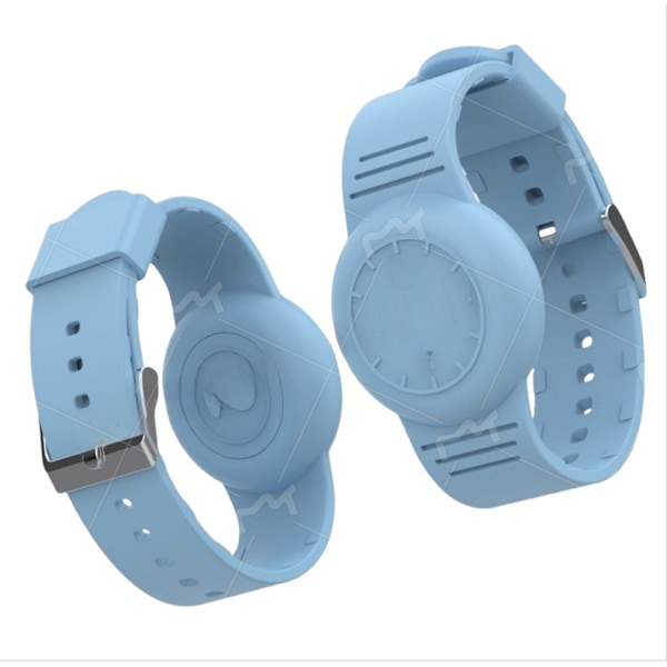 Silikone AirTag Armbånd Beskyttelsesetui Blå