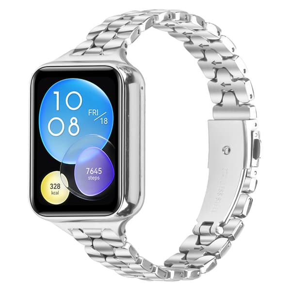 Perle Rustfrit Stål Urrem Kompatibel med Xiaomi 8 Pro/9 Pro/Redmi Watch 4/5 Silver Silver