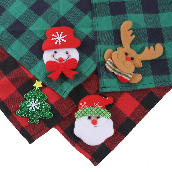 Festlig julkostym för husdjur (3-pack) Red Red