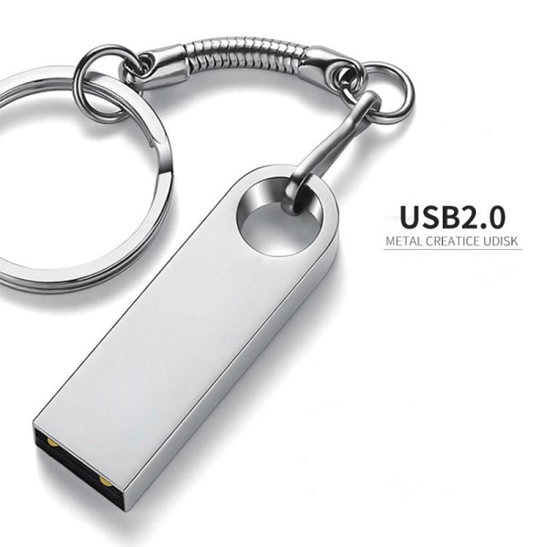 64GB USB 2.0 flashminne Silver Silver