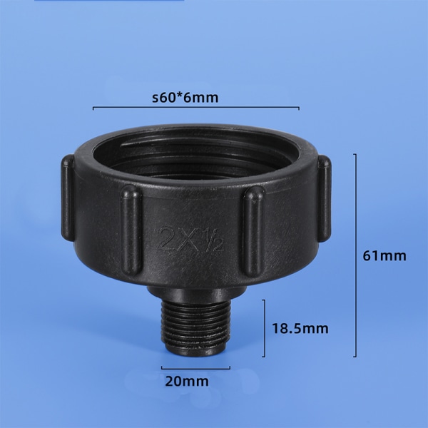 Vandhaneadapter til IBC tank 1/2 tomme