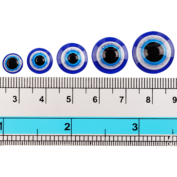 Resin Evil Eye DIY Kit - Marineblå XL