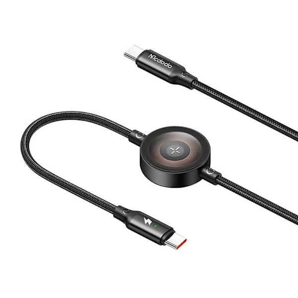 Mcdodo CA-2580 2-i-1 USB-C-kabel + Apple Watch-laddare, 60W, 1,5 m