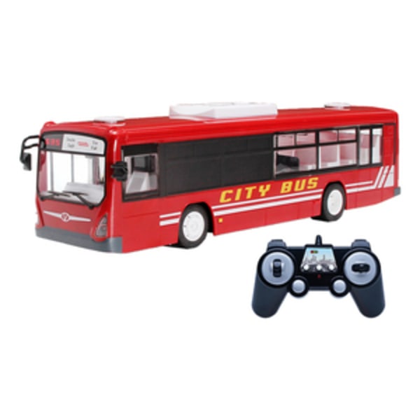 Fjernstyret bybus 1:20 Double Eagle (rød) E635-003