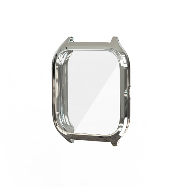 Klockskyddsfodral med skärmskydd för Amazfit GTS 4 Silver