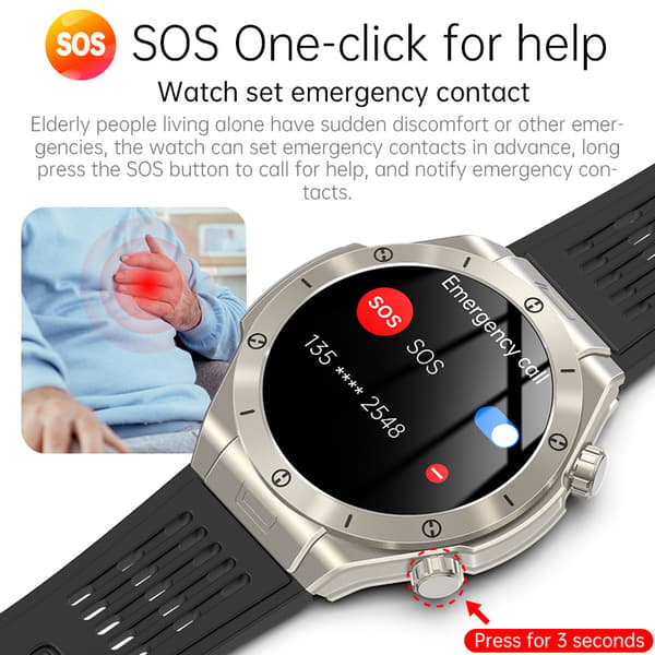 Smartwatch: EKG, søvnhjælp og Bluetooth-opkald