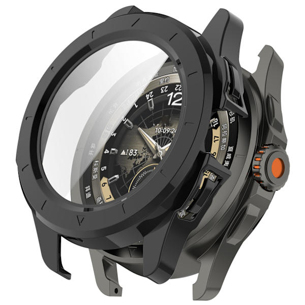 Etui med skærmbeskytter til Xiaomi Watch S4 Sort